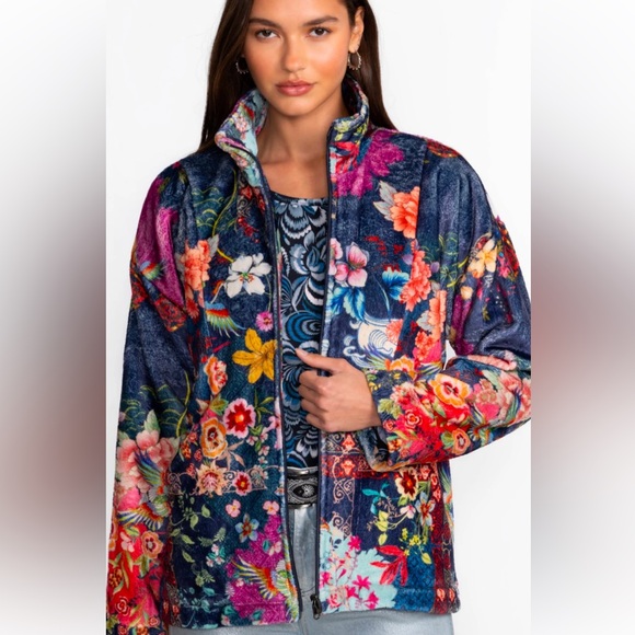 RARE! JOHNNY WAS Women’s JOAN ZIP SHERPA JACKET! - Picture 5 of 5